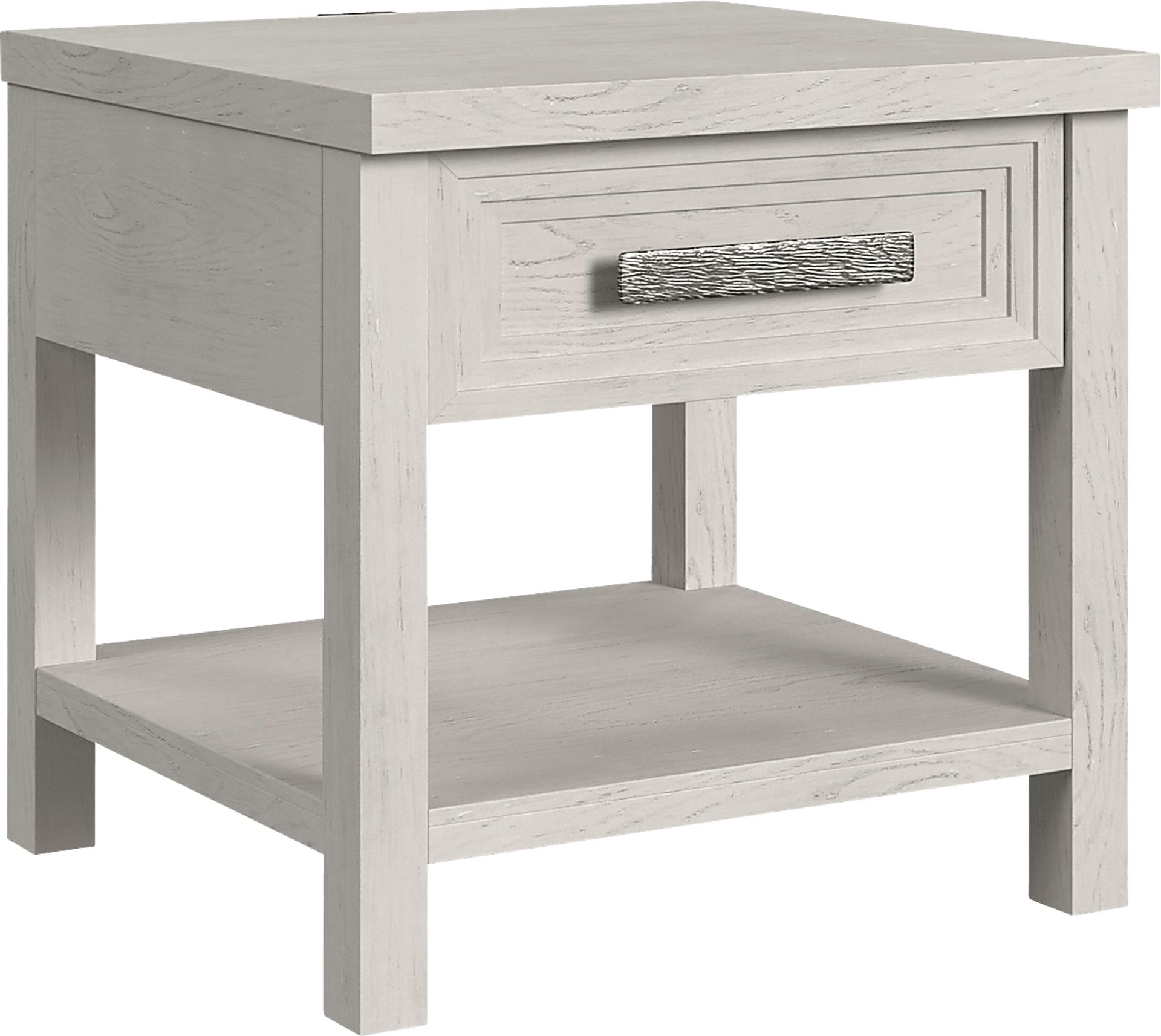 Misak White End Table - Image 1