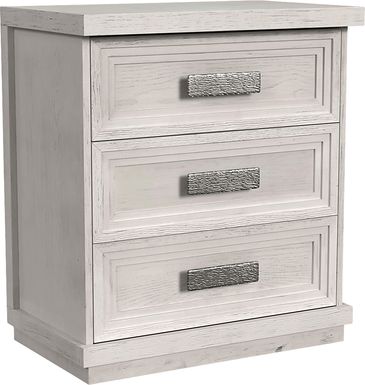 Misak White Nightstand