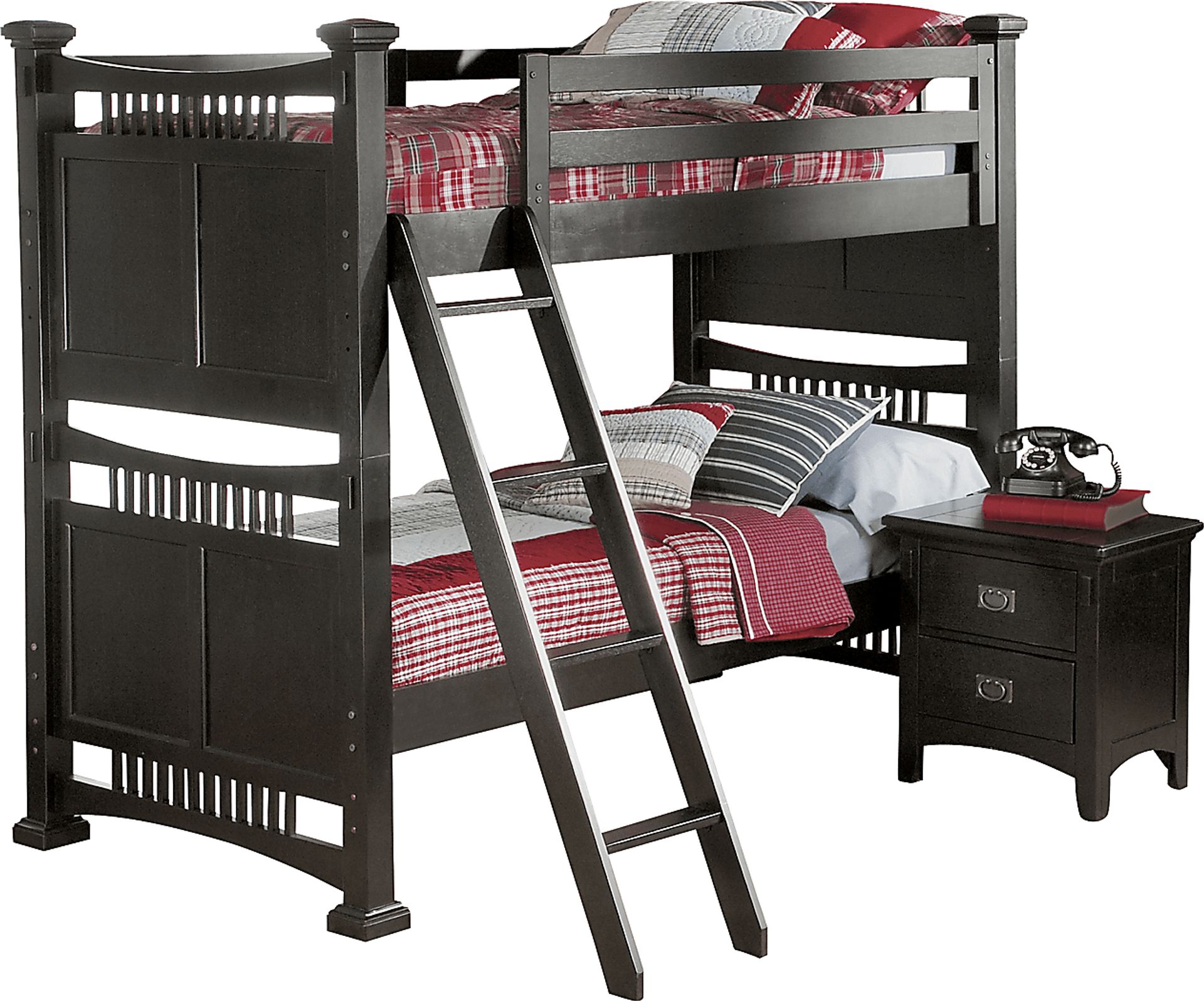 Mission Black 7 Pc Bunk Bed | Rooms to Go