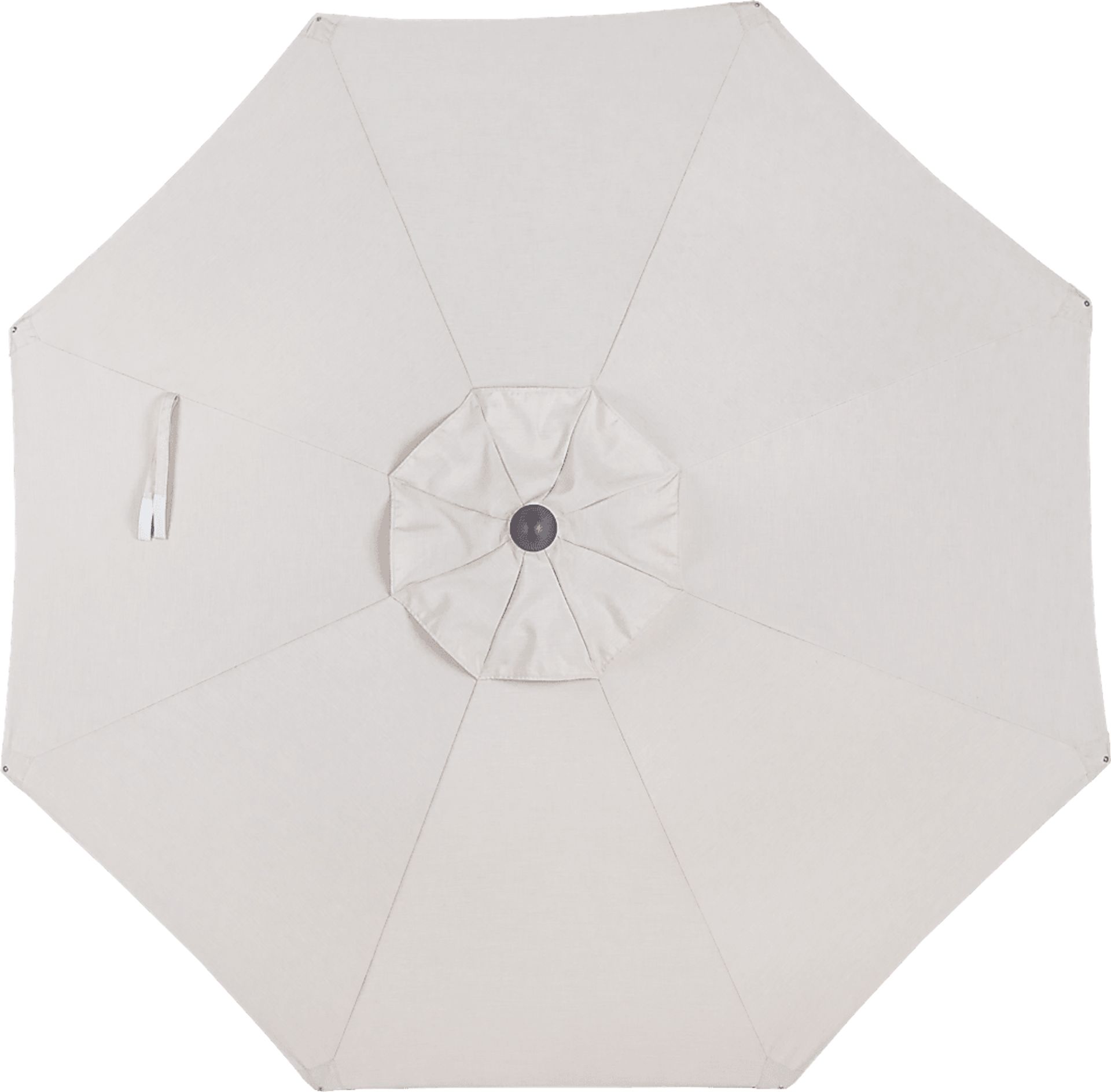 Mission Viejo Natural Finish 9' Octagon Flax Outdoor Umbrella - Image 3