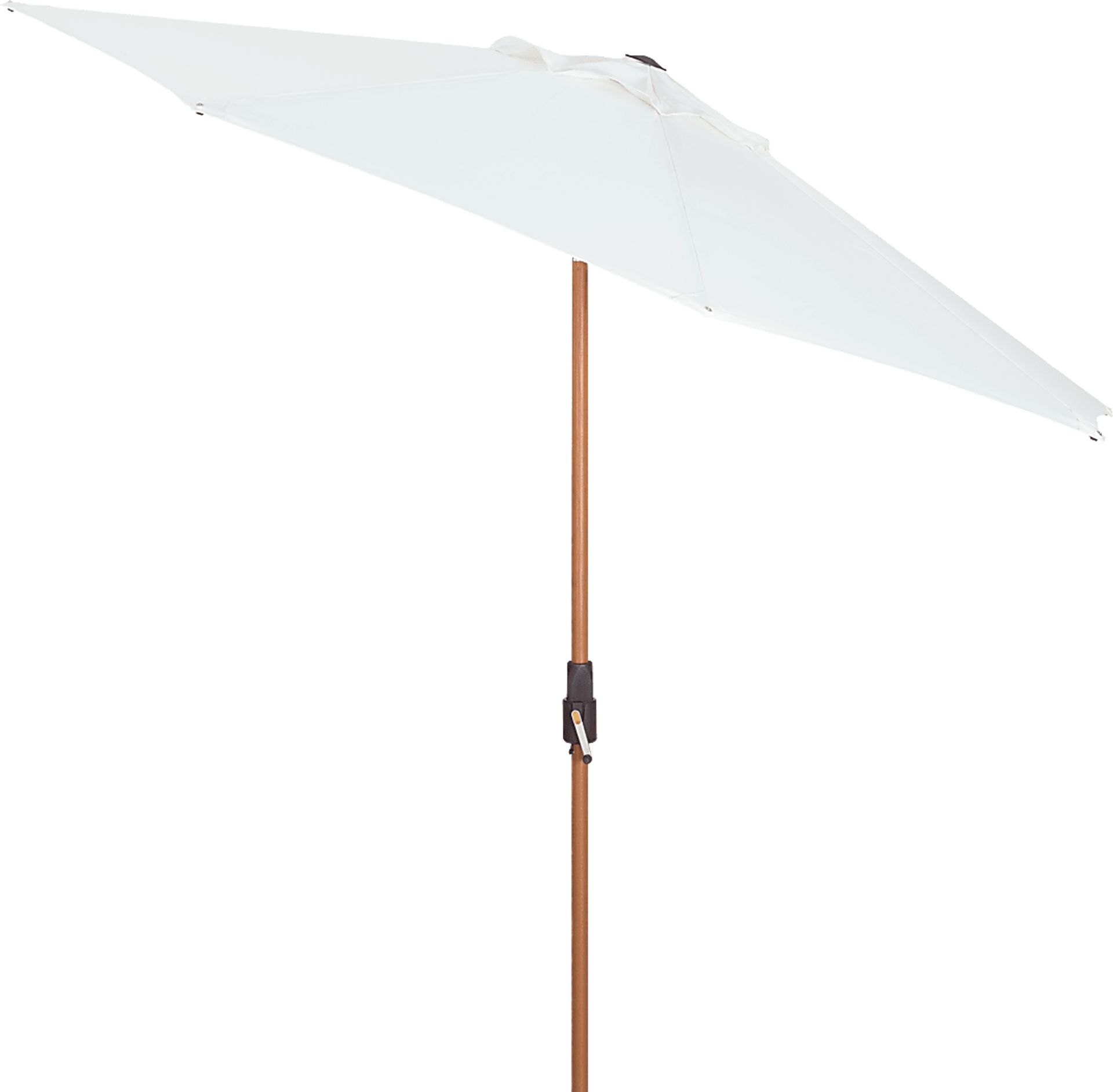 Mission Viejo Natural Finish 9' Octagon Natural Outdoor Umbrella - Image 2