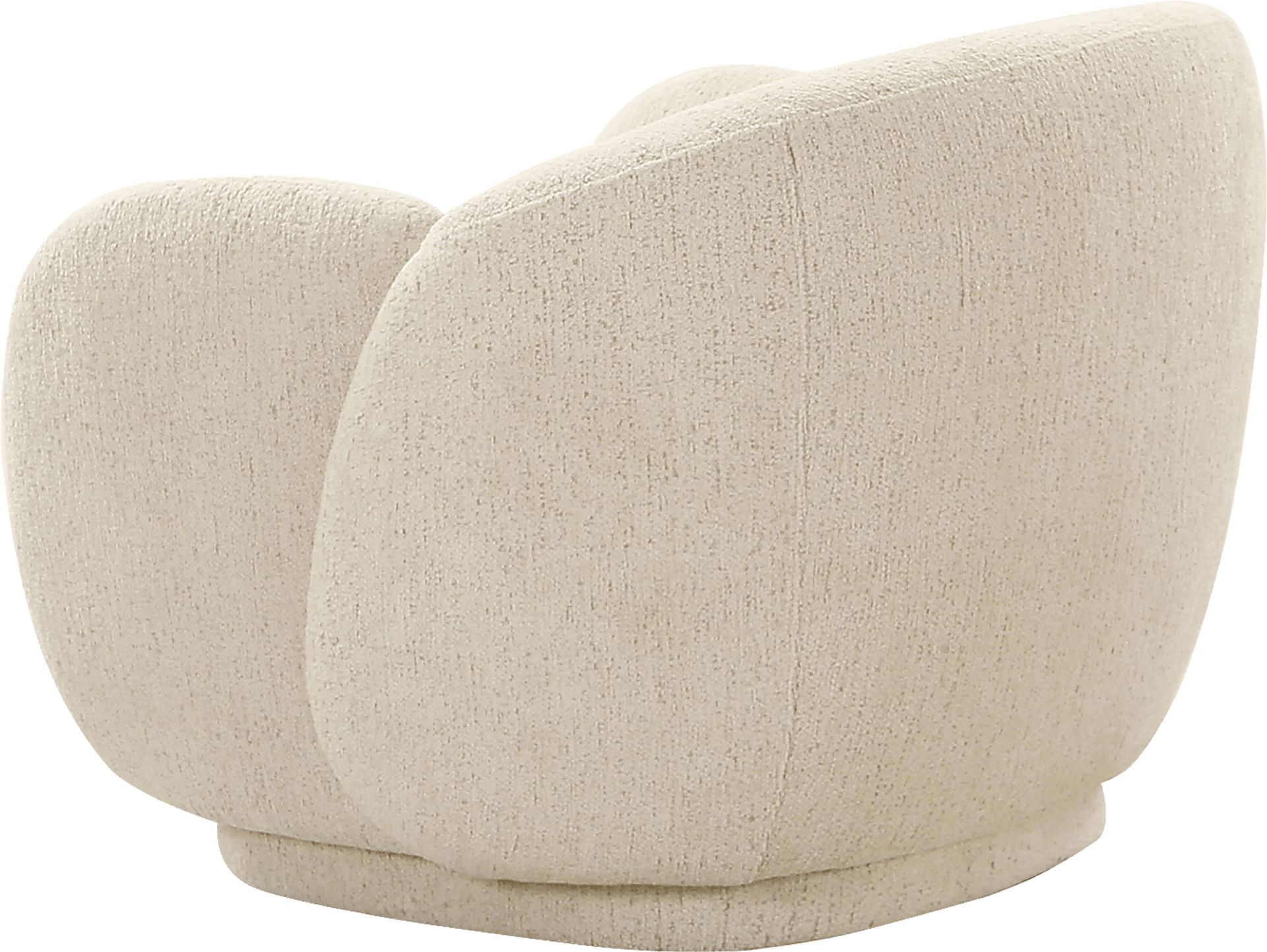 Mistral Beige Swivel Accent Chair - Image 3