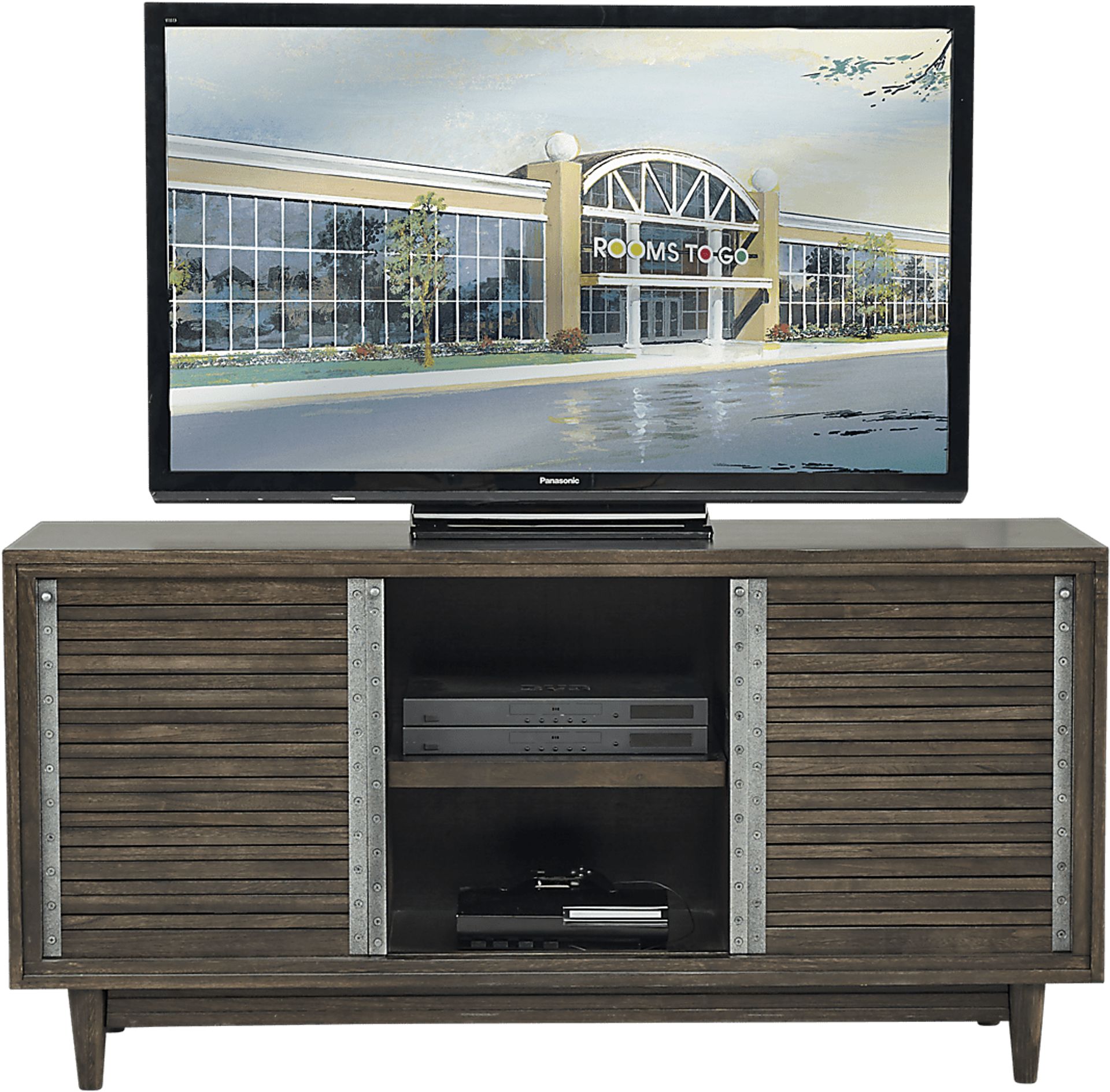 Mitchell Place Brown 60 in. Console - Image 3