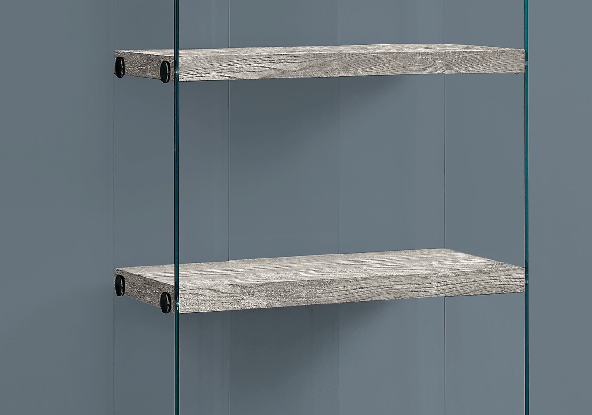 Mitchwin Dark Gray Bookcase - Image 3