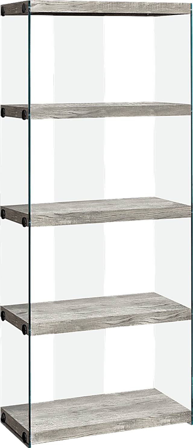 Mitchwin Dark Gray Bookcase - Thumbnail - Image 1