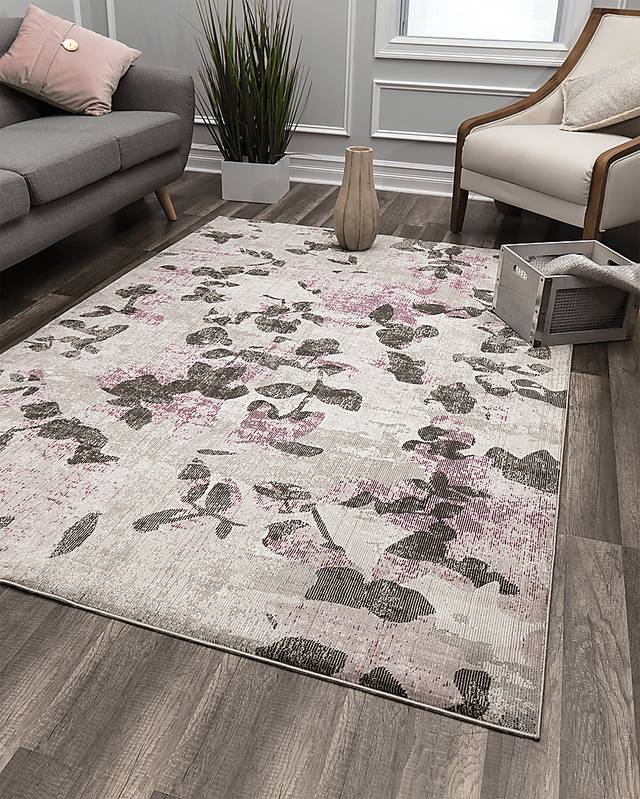 CosmoLiving By Cosmopolitan Mithran Gray 5' x 7' Rug - Thumbnail - Image 4
