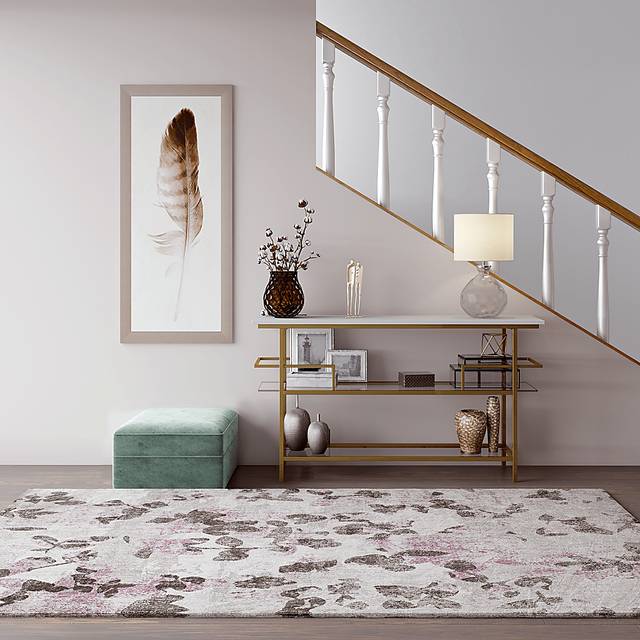 CosmoLiving By Cosmopolitan Mithran Gray 5' x 7' Rug - Thumbnail - Image 5