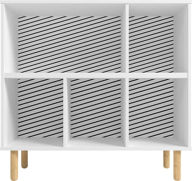 Mizeur I White Bookcase - Thumbnail - Image 4