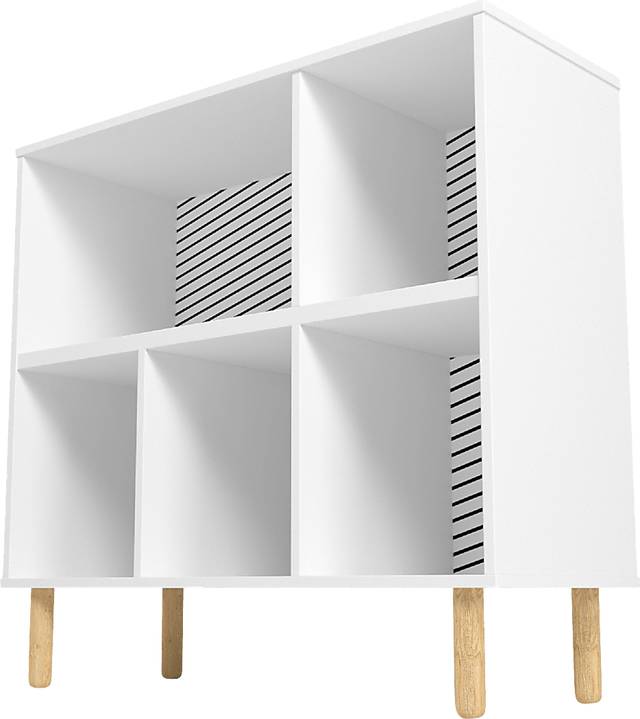 Mizeur I White Bookcase - Thumbnail - Image 5
