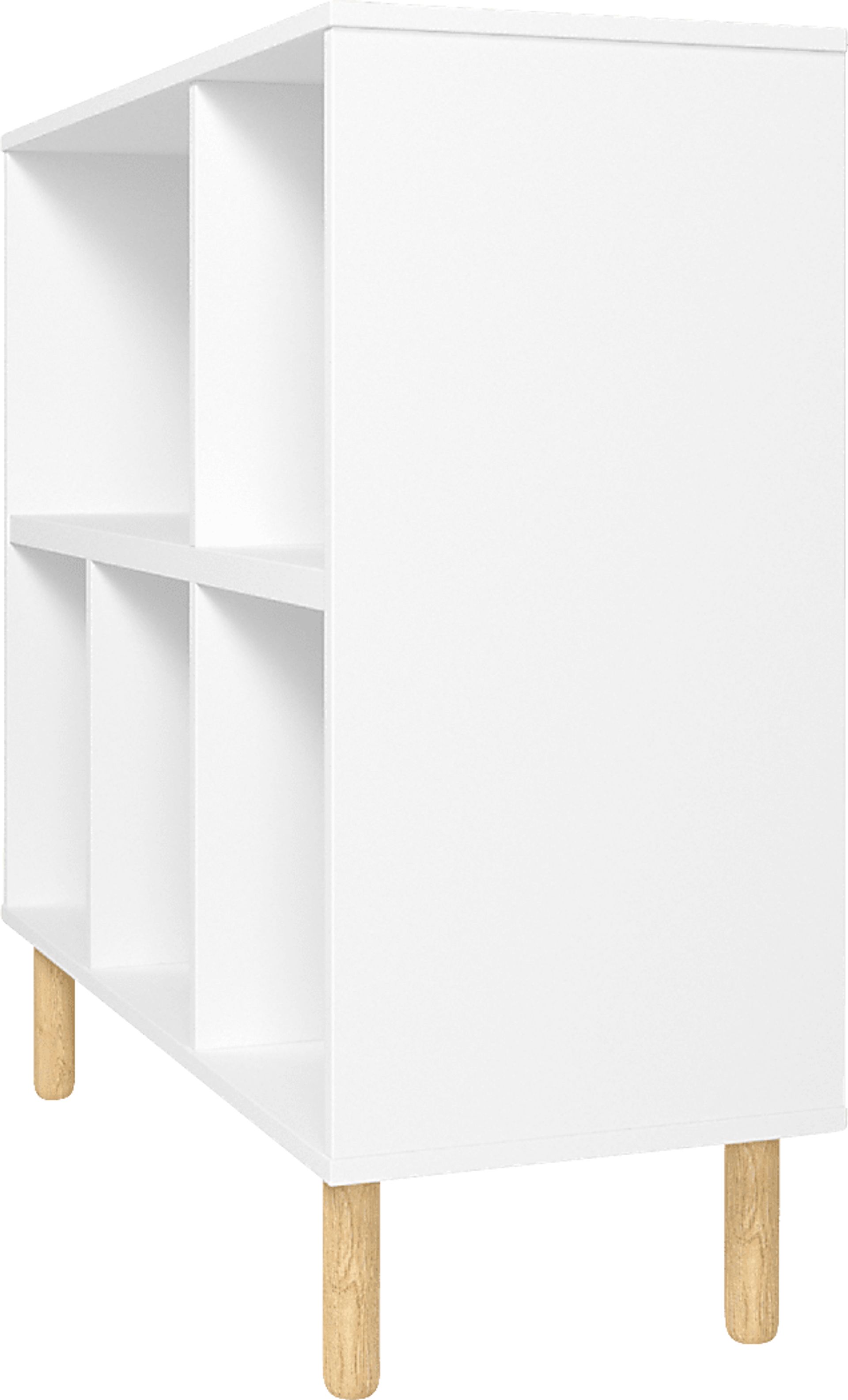 Mizeur I White Bookcase - Image 7