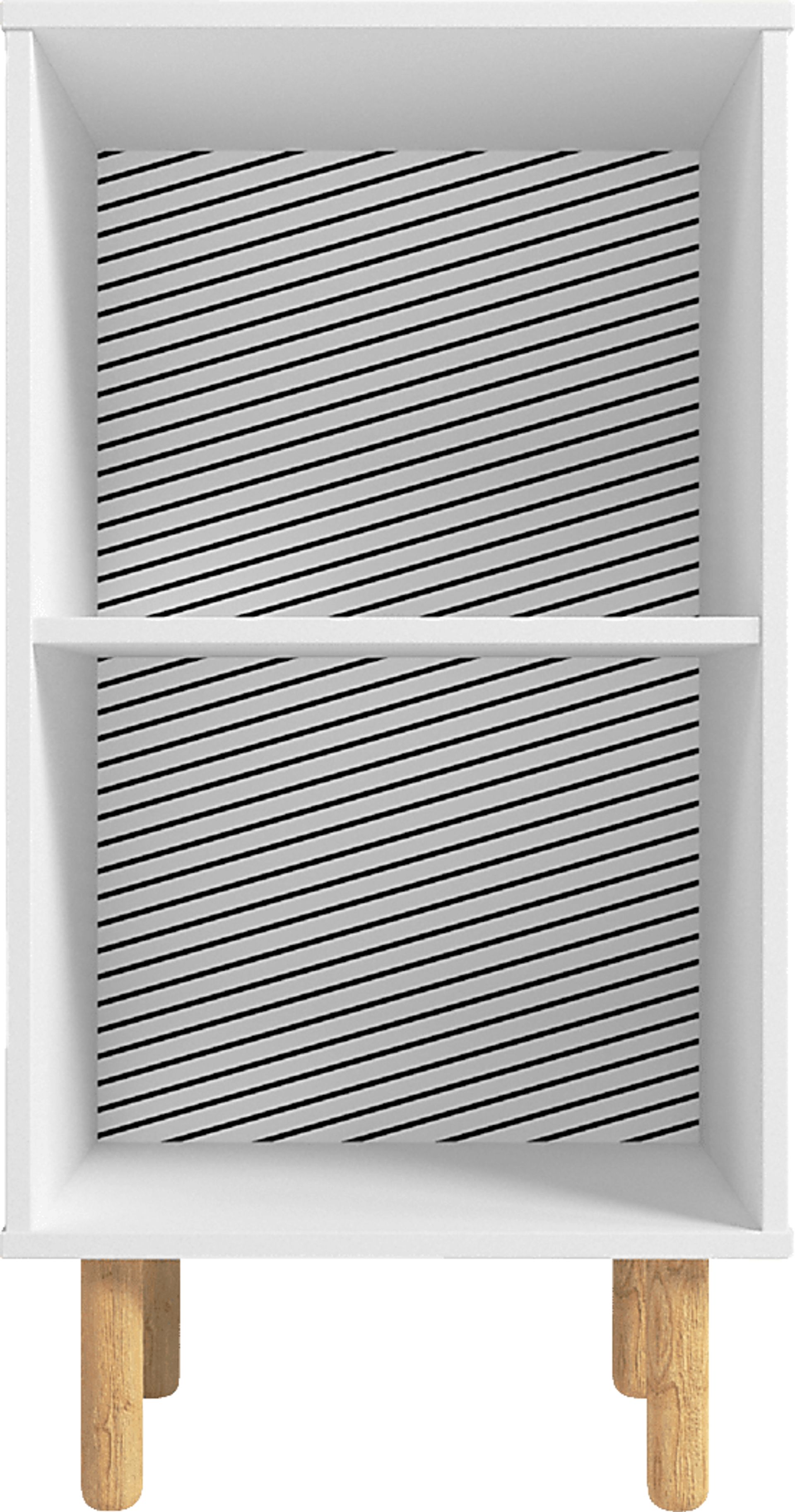 Mizeur II White Nightstand - Image 4