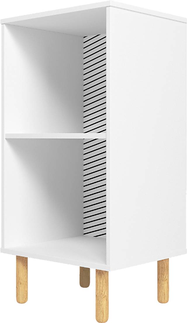 Mizeur II White Nightstand - Thumbnail - Image 5