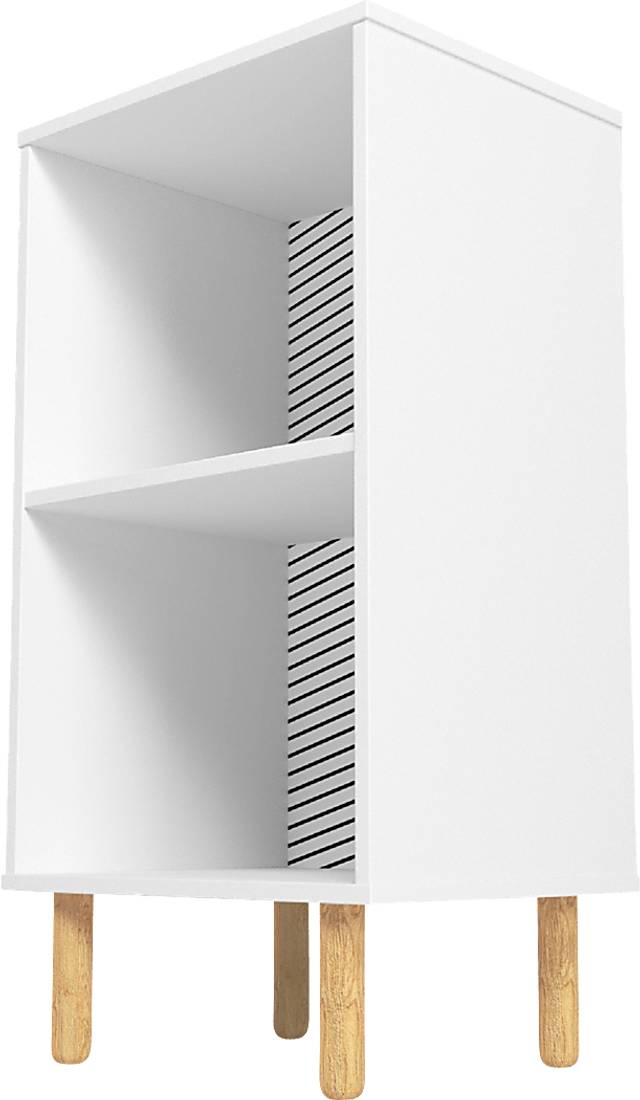 Mizeur II White Nightstand - Thumbnail - Image 6