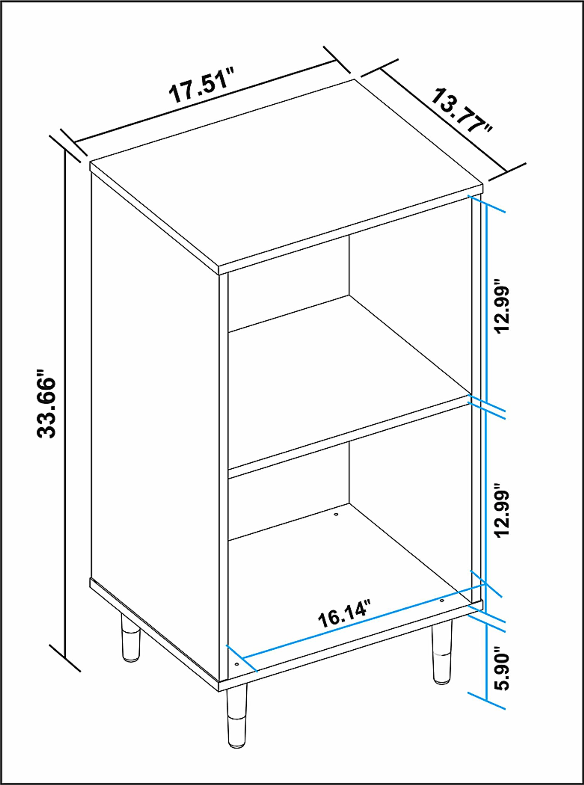 Mizeur II White Nightstand - Image 9