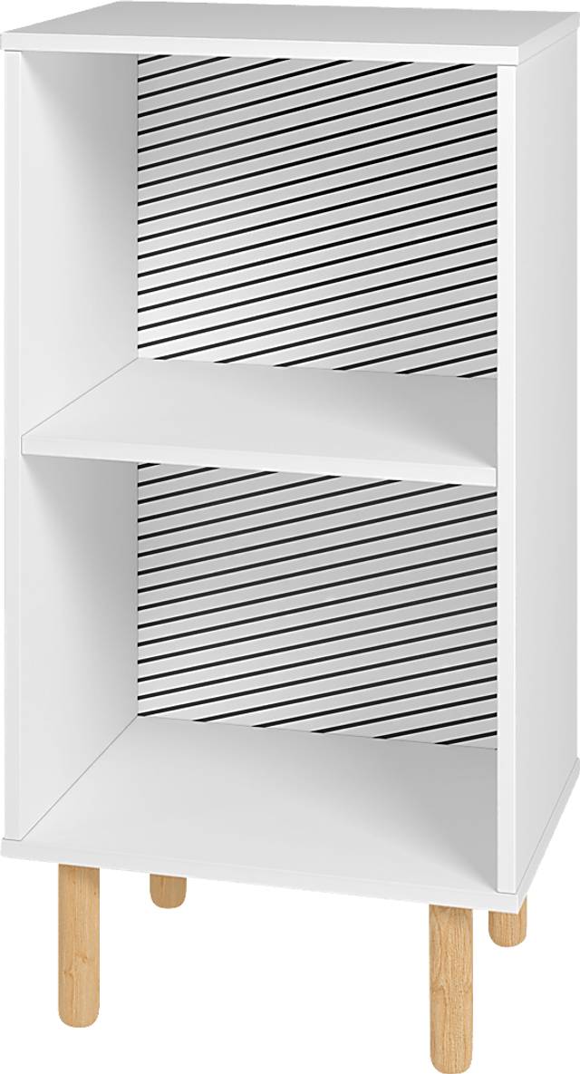 Mizeur II White Nightstand - Thumbnail - Image 1