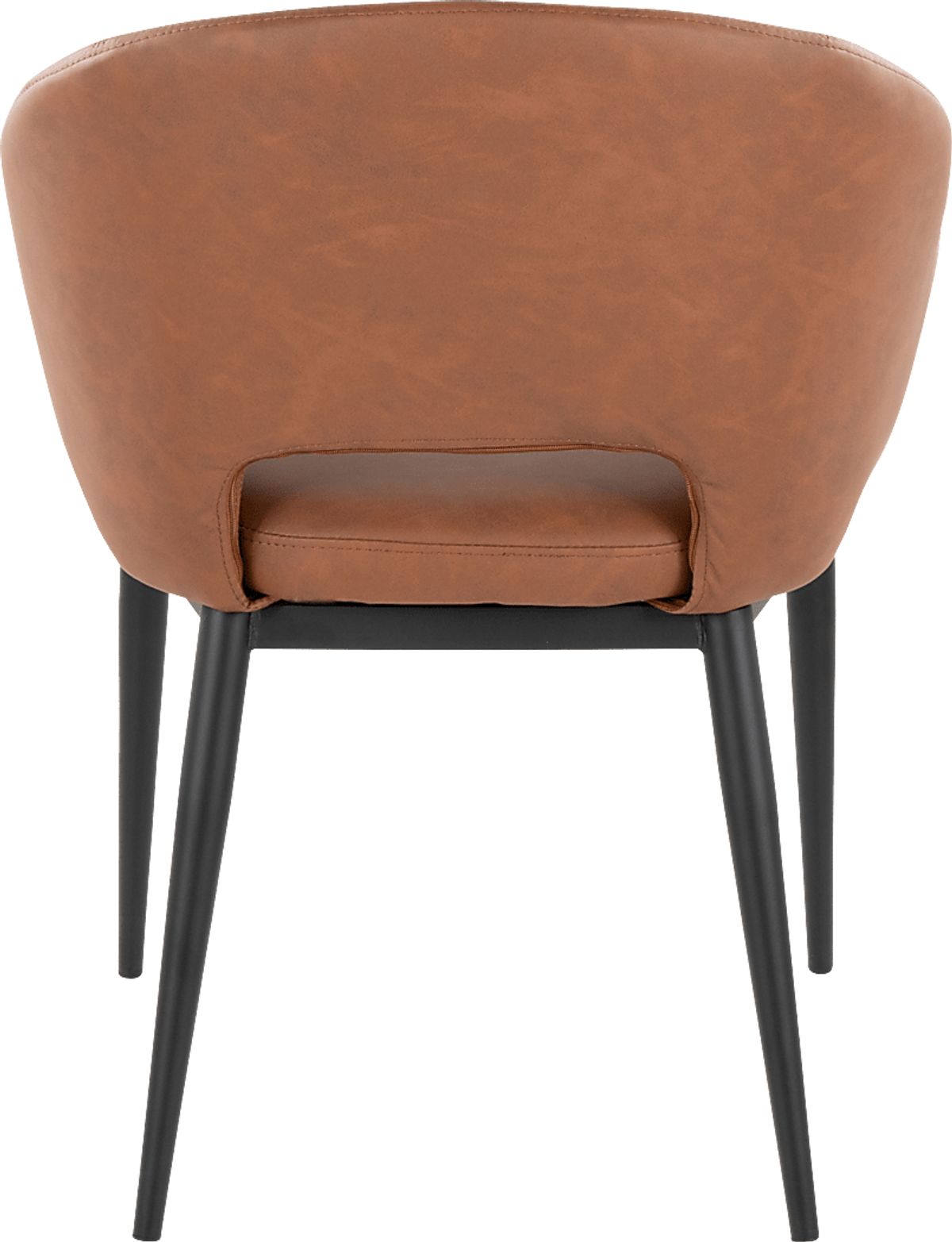 Miznner Camel Brown Polyurethane Fabric Accent Chair | Rooms to Go