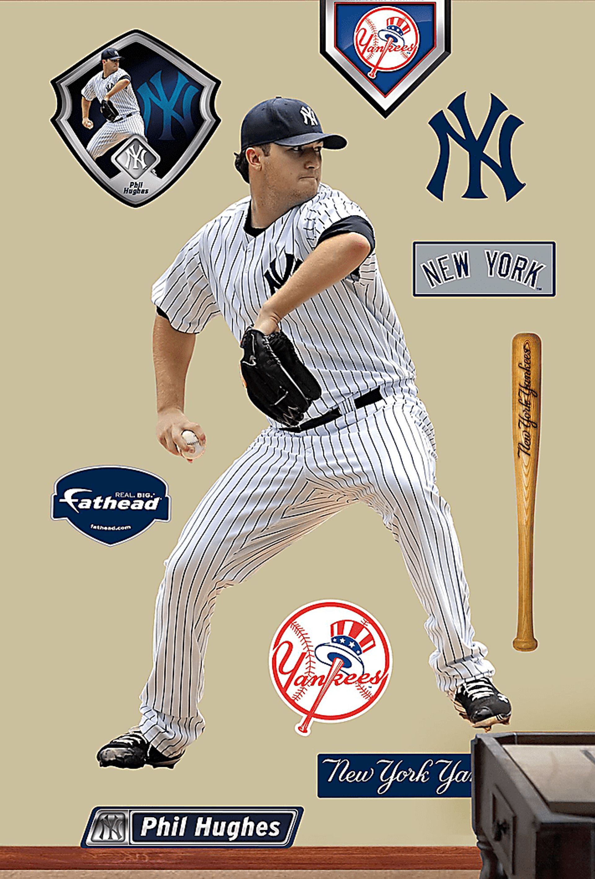 MLB Phil Hughes Fathead Wall Decal - Image 1