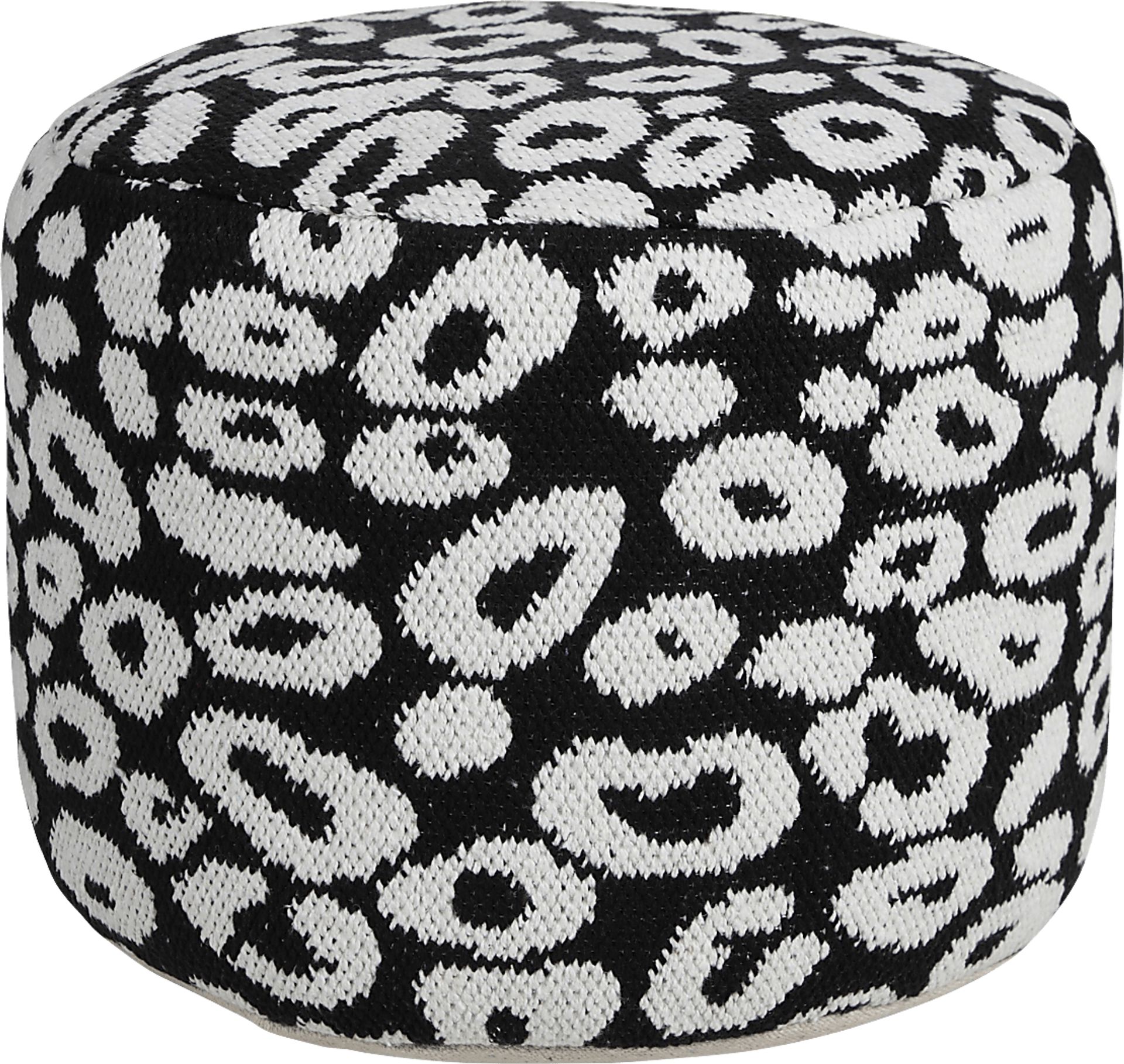 Mocant Black Pouf - Image 3