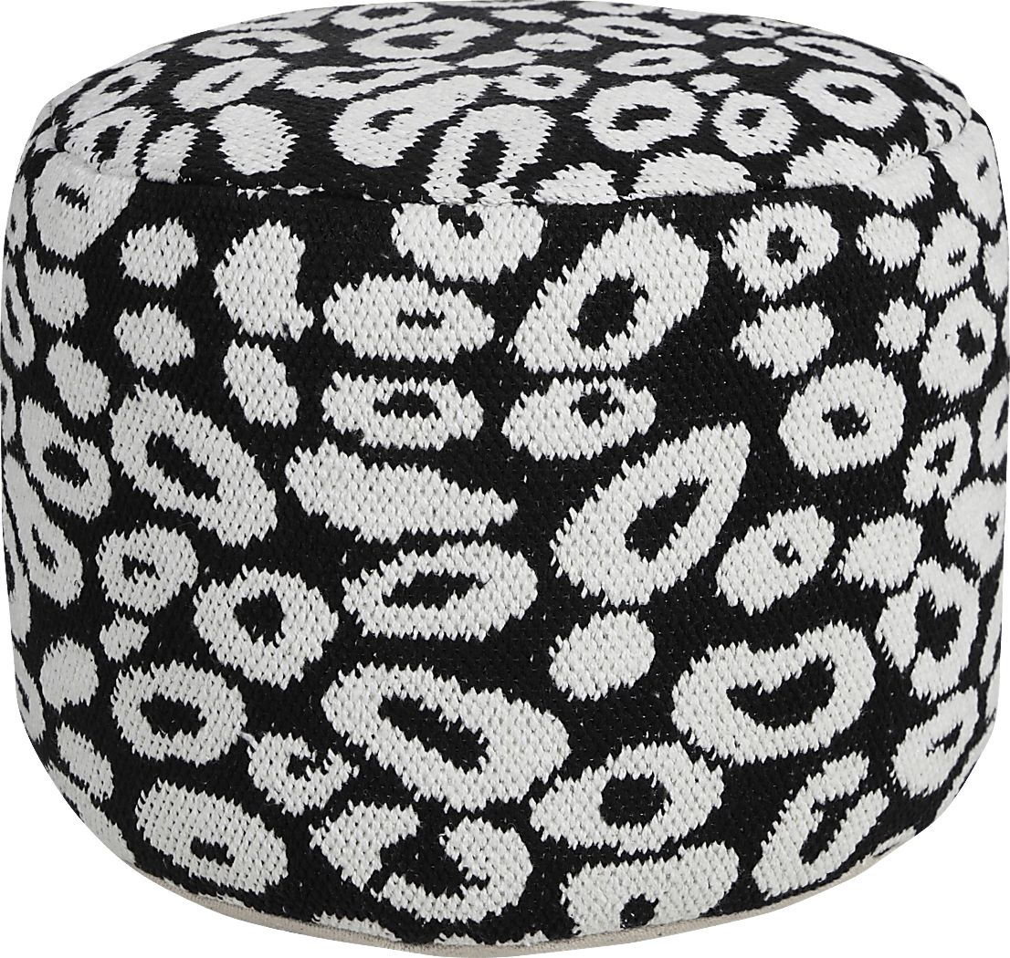 Mocant Black Pouf