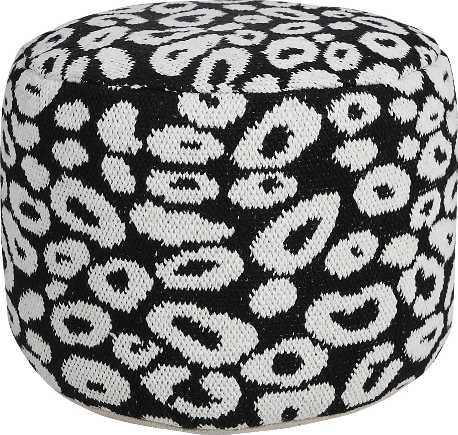 Mocant Black Pouf - Image 1