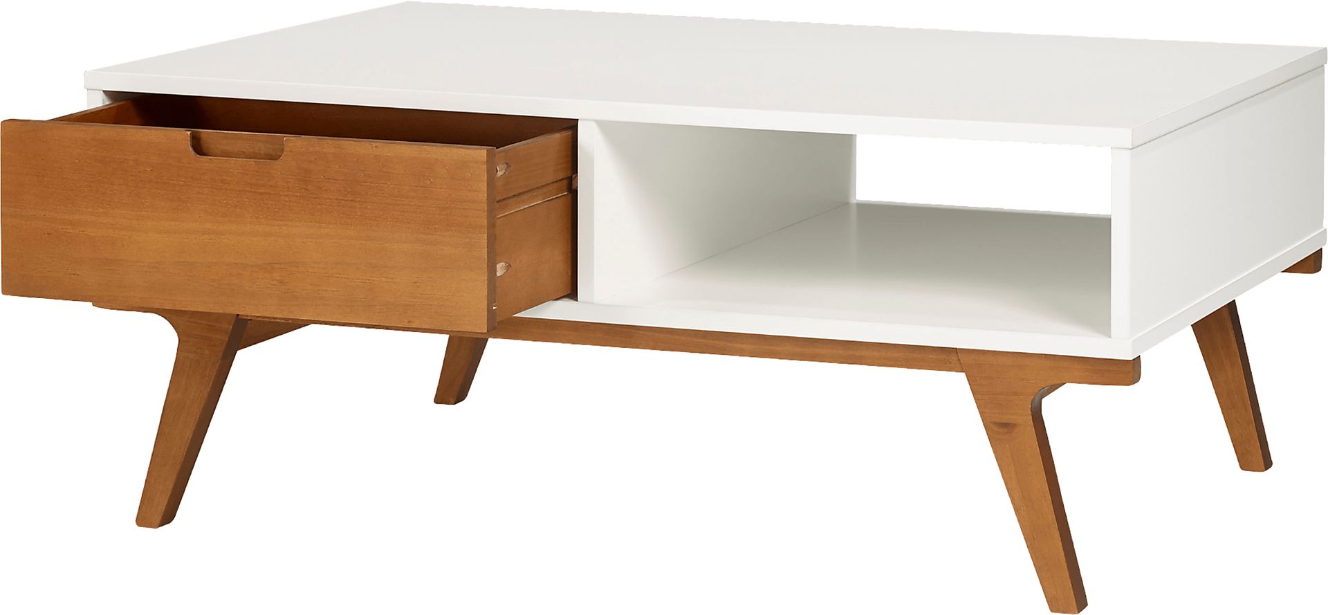 Mockernut White Cocktail Table - Image 2