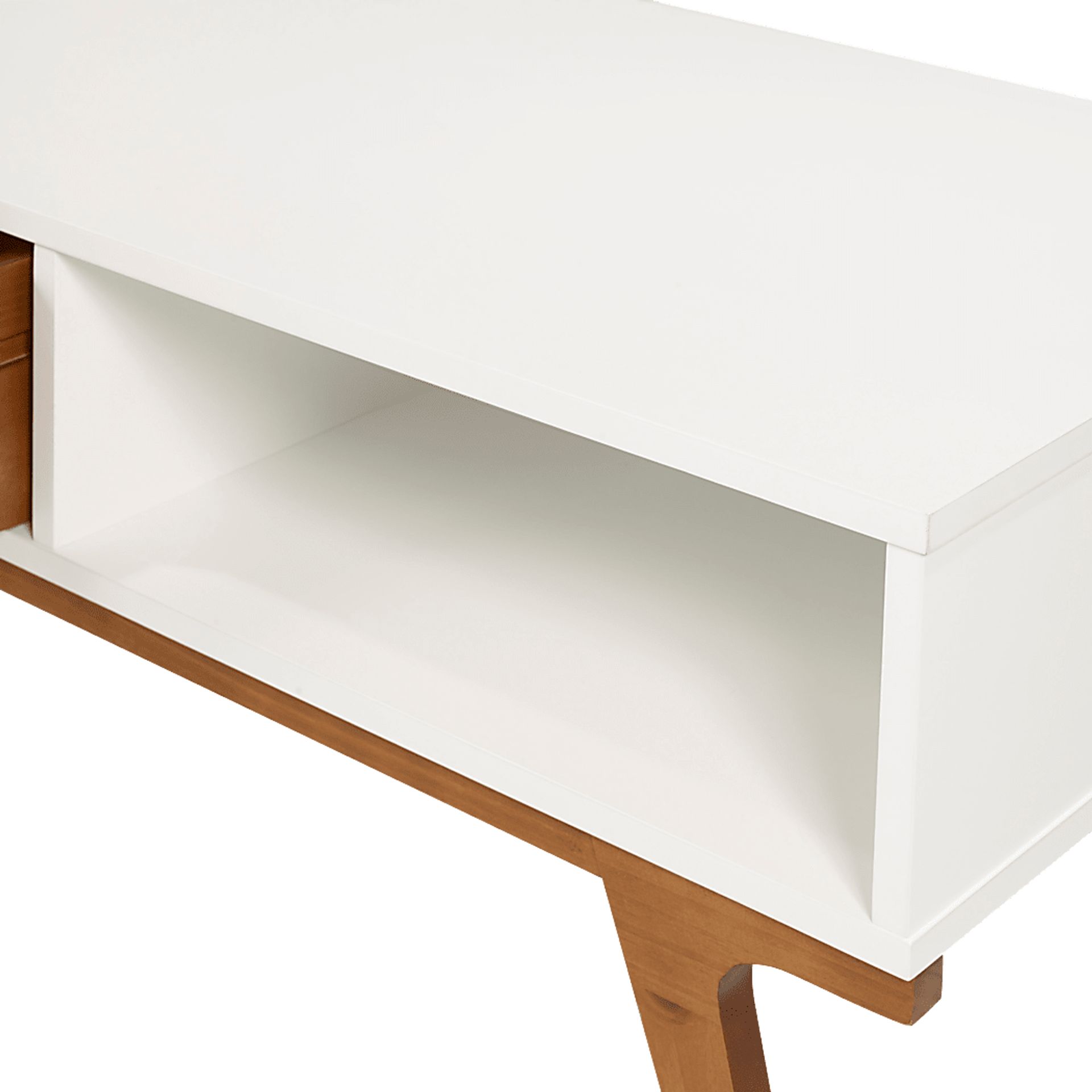Mockernut White Cocktail Table - Image 5