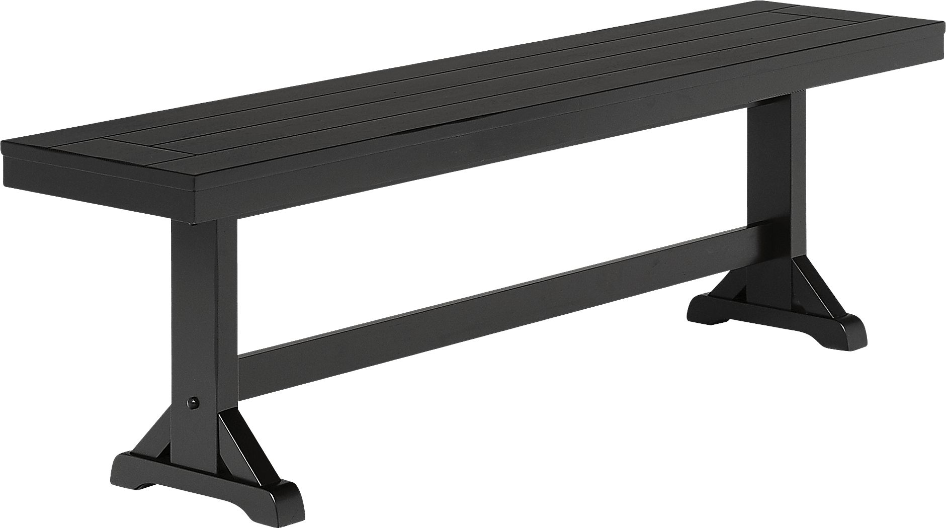 Mockorange Black Dining Bench