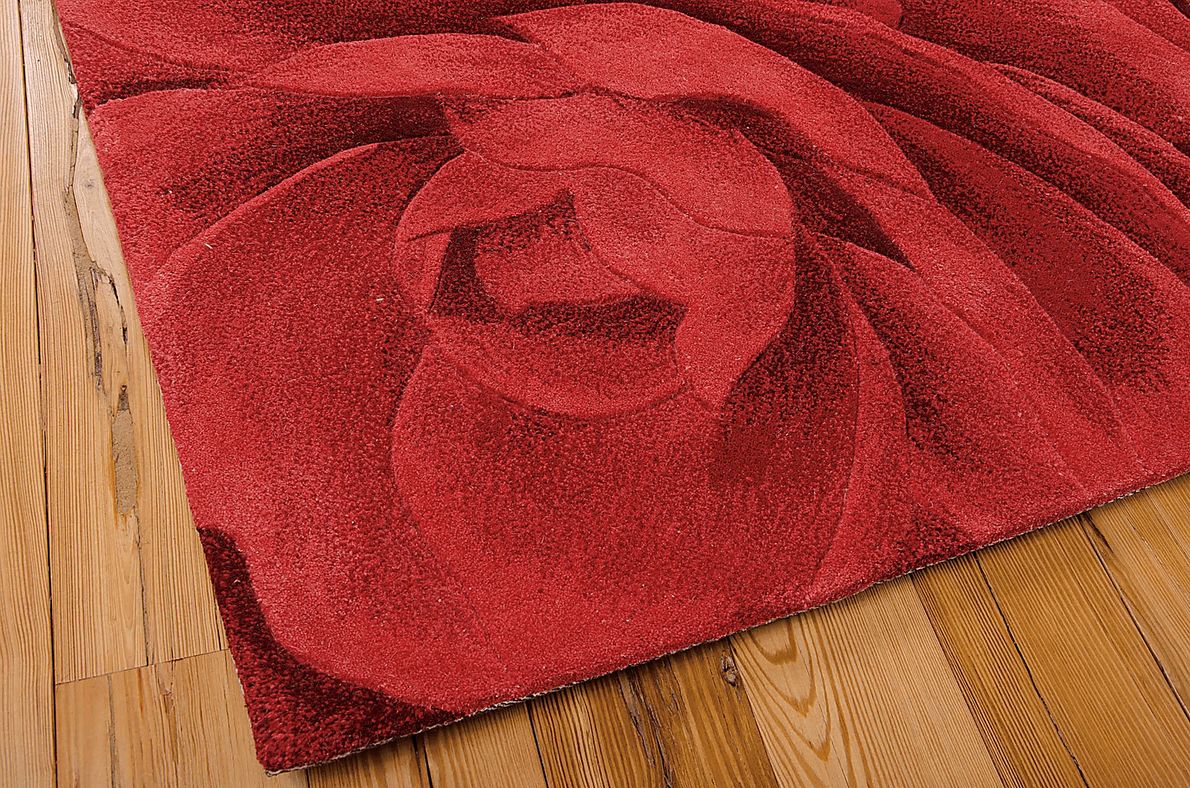 Moda Rose Red 5'6 x 7'5 Rug
