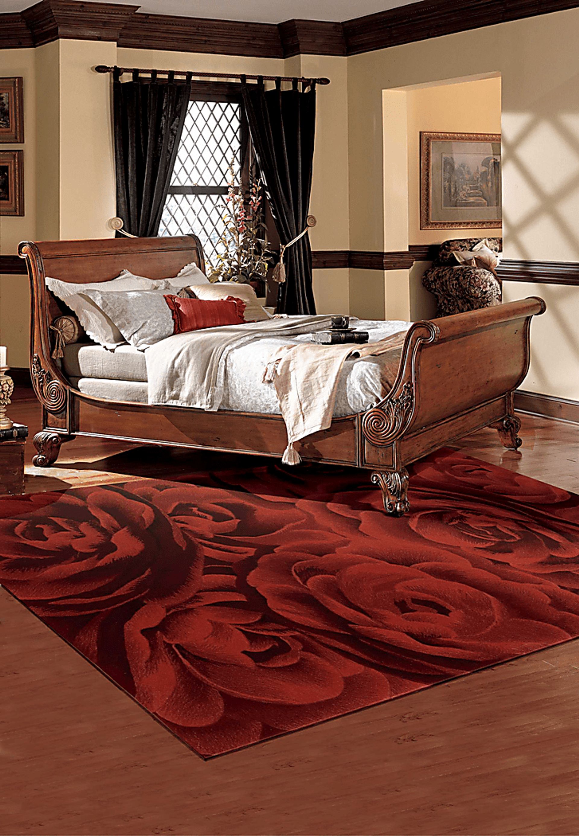 Moda Rose Red 8' x 11' Rug - Image 2