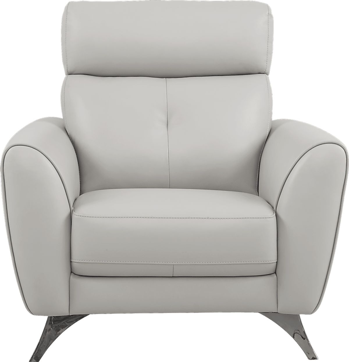 Modena Gray Leather Chair | Rooms to Go