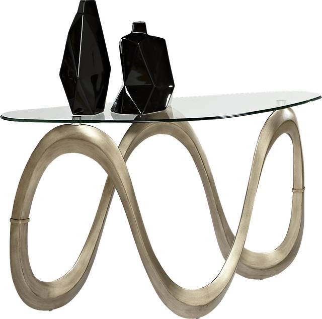 Modern Art Metal Sofa Table - Thumbnail - Image 1