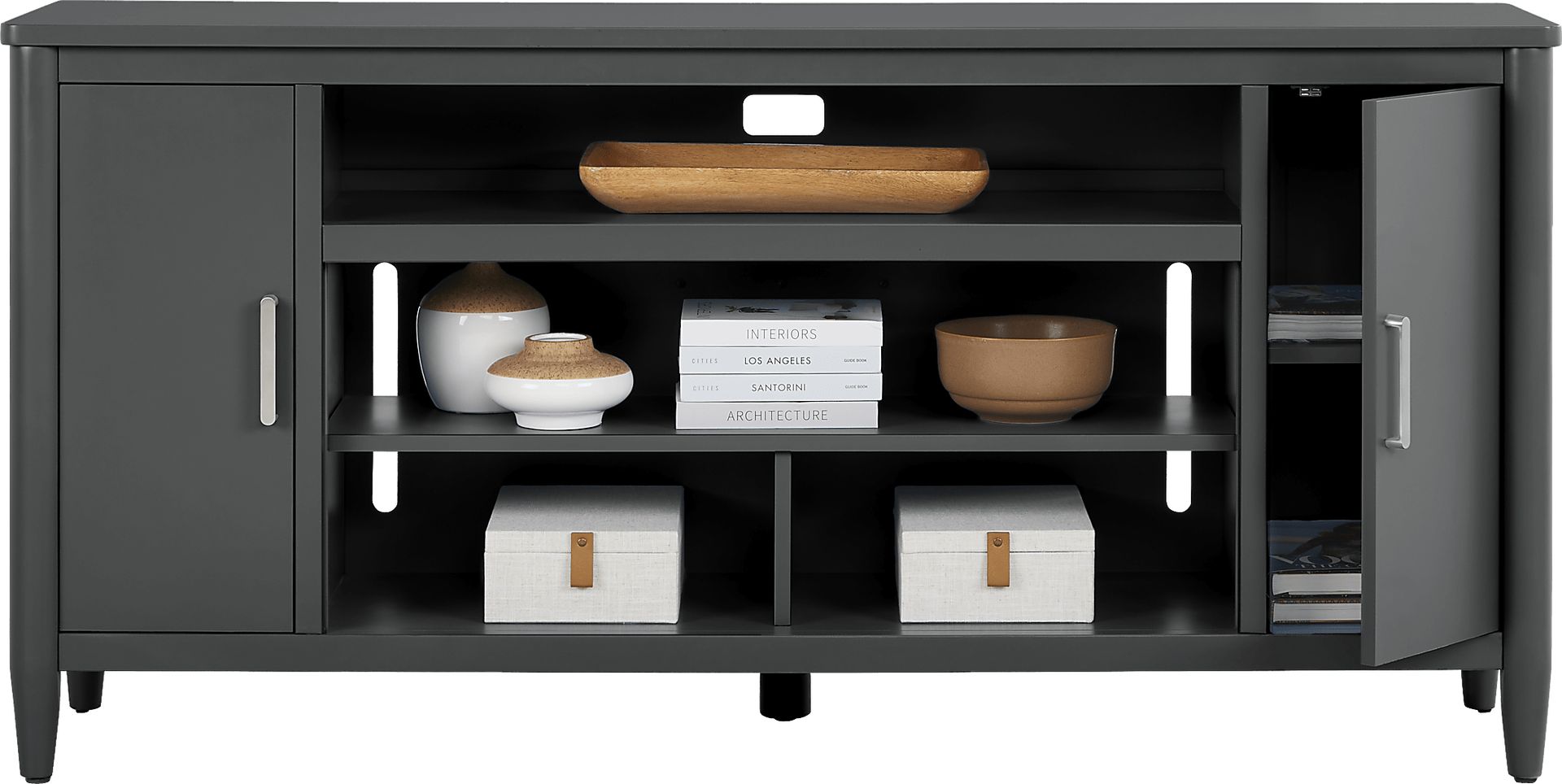 Modern Villa Iron Ore 72 in. Console - Image 3