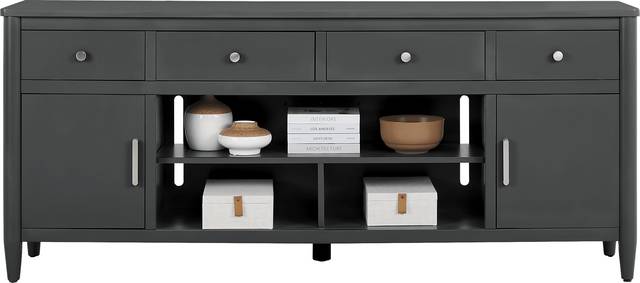 Modern Villa Iron Ore 82 in. Console - Thumbnail - Image 2
