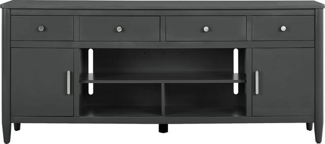 Modern Villa Iron Ore 82 in. Console - Thumbnail - Image 1