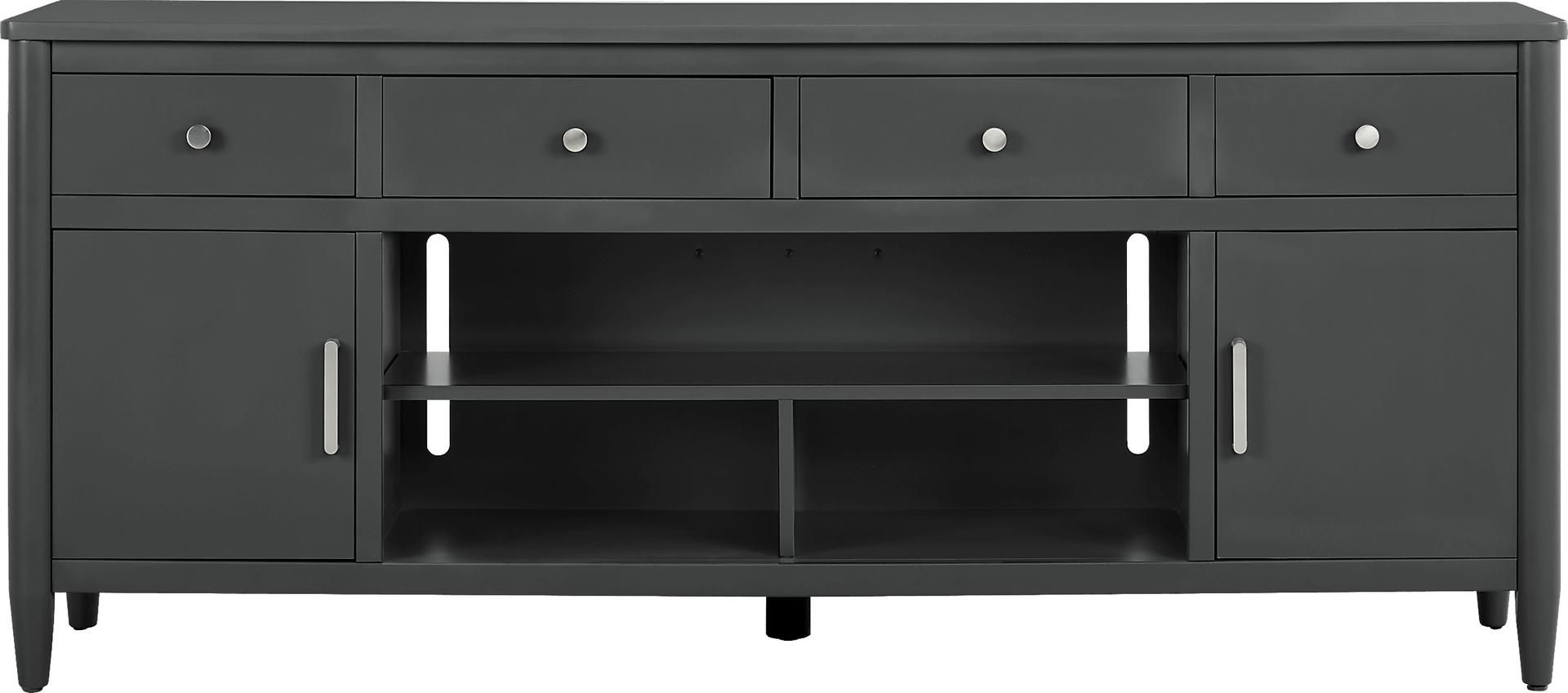 Modern Villa Iron Ore 82 in. Console