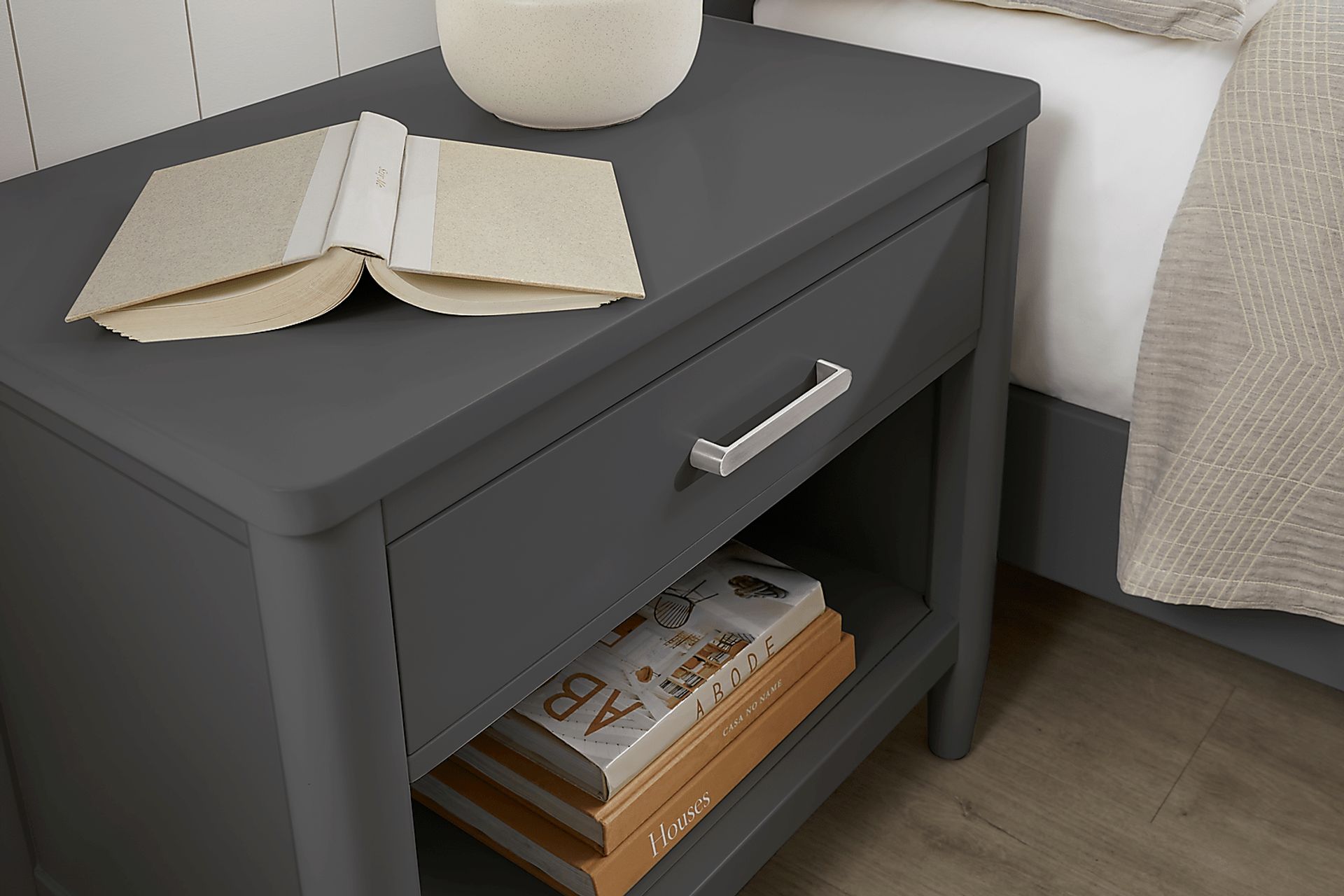 Modern Villa Iron Ore Nightstand - Image 2
