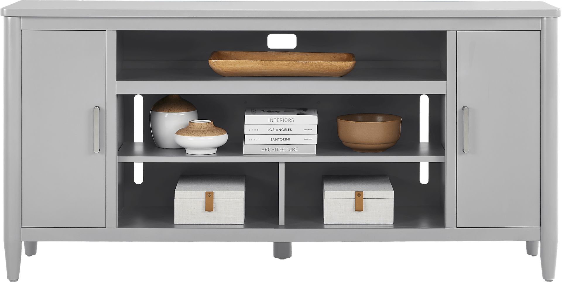 Modern Villa Light Gray 72 in. Console - Image 2