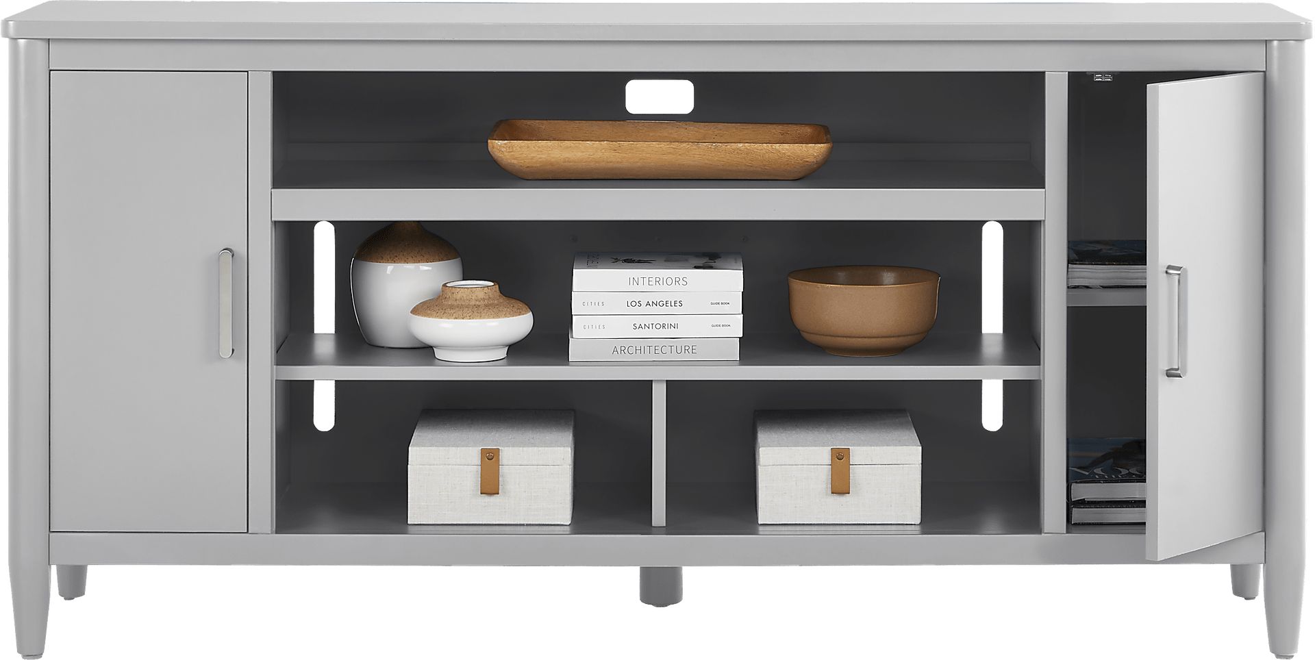 Modern Villa Light Gray 72 in. Console - Image 3