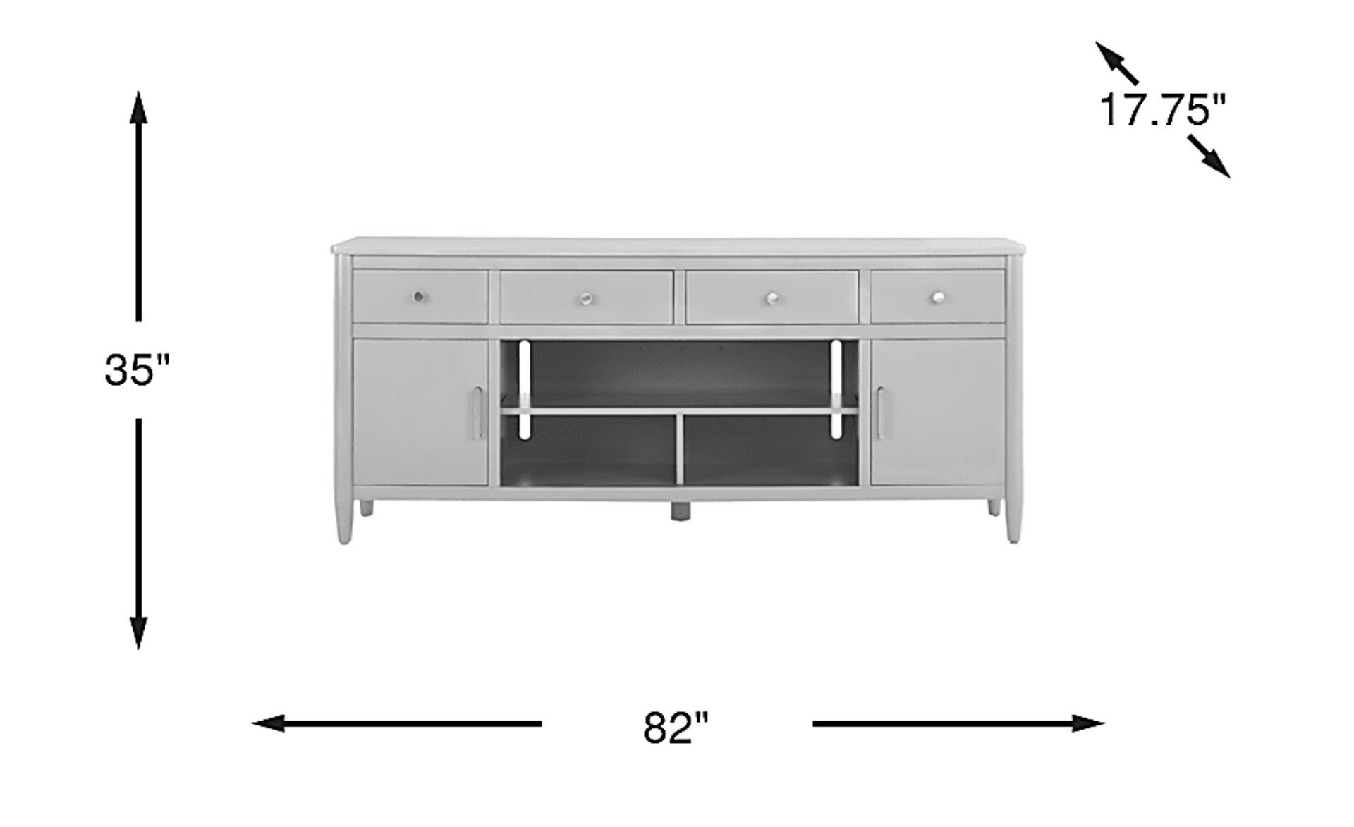 Dimension Image. Please refer to the Dimension Tab on this page for dimension details.
