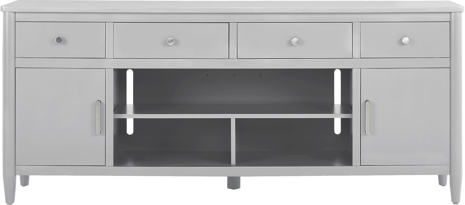 Modern Villa Light Gray 82 in. Console - Image 1