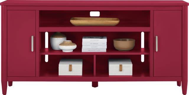 Modern Villa Red 72 in. Console - Thumbnail - Image 2