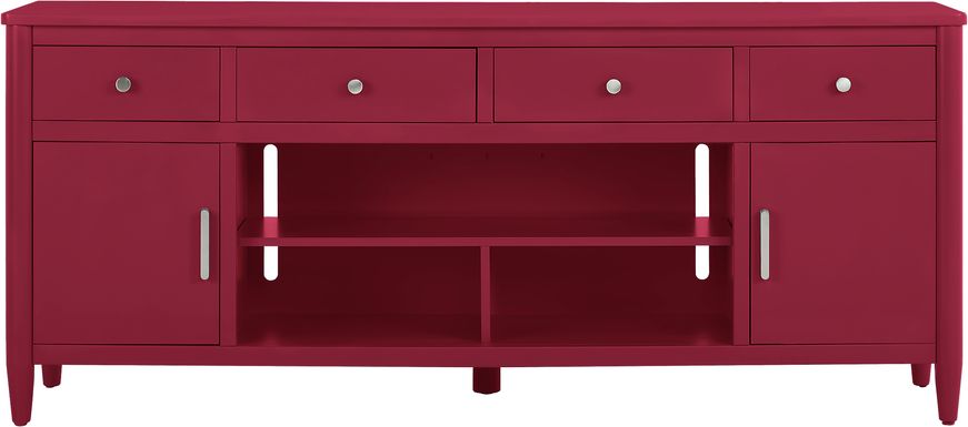 Modern Villa Red 82 in. Console