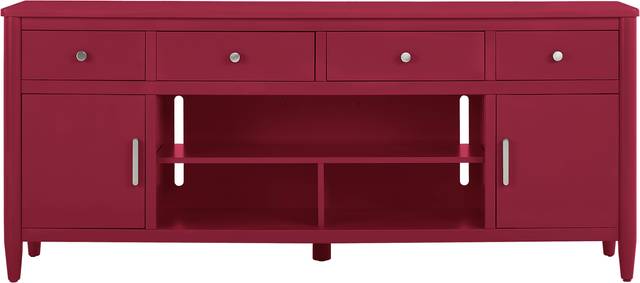 Modern Villa Red 82 in. Console - Thumbnail - Image 1
