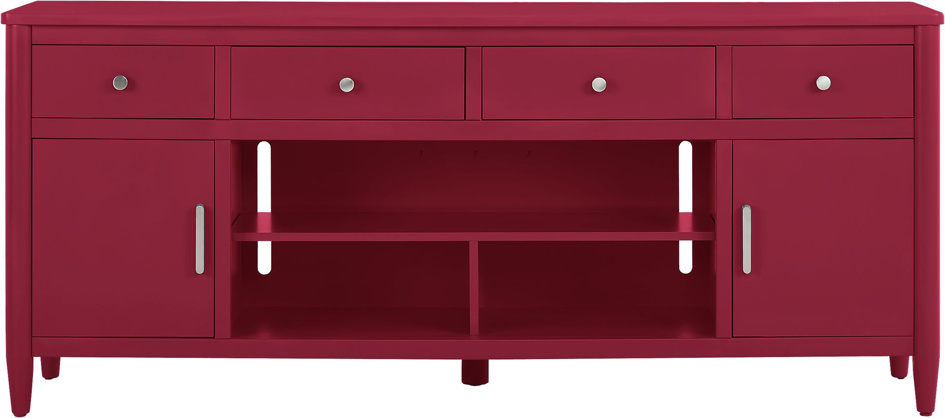 Modern Villa Red 82 in. Console - Image 1