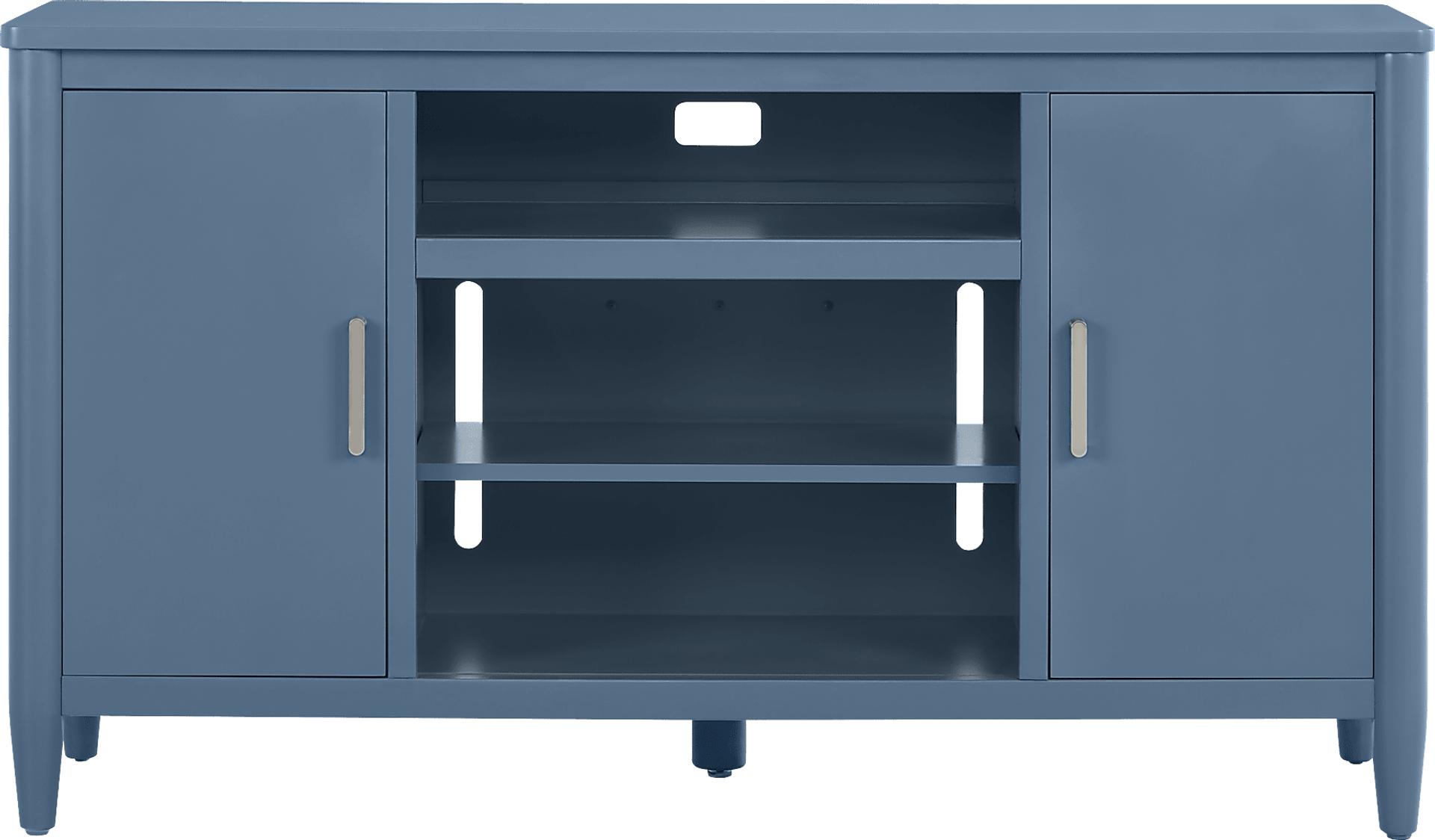 Modern Villa Slate Blue 62 in. Console