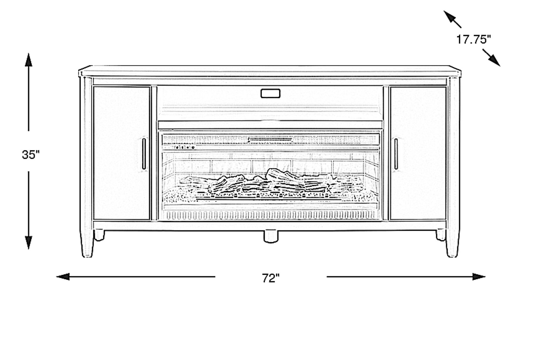 Dimension Image. Please refer to the Dimension Tab on this page for dimension details.