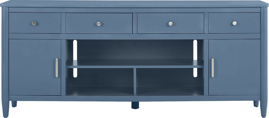 Modern Villa Slate Blue 82 in. Console