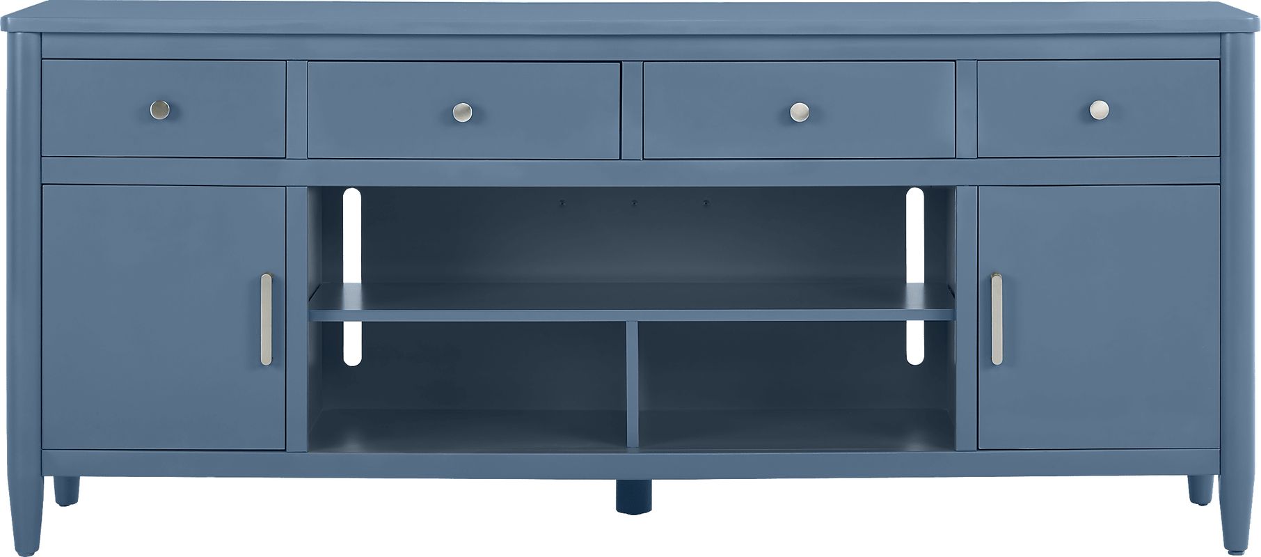 Modern Villa Slate Blue 82 in. Console
