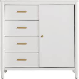 4 drawer door chest