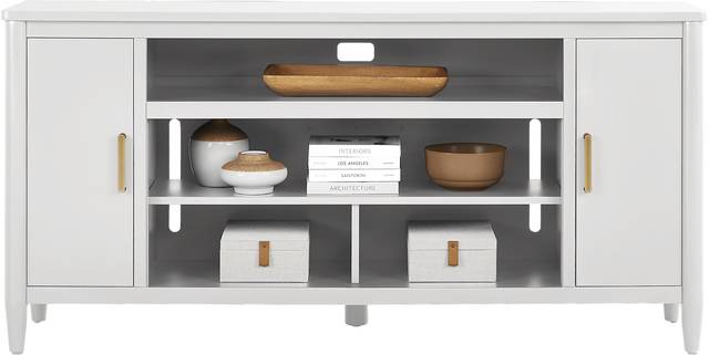 Modern Villa White 72 in. Console - Thumbnail - Image 2